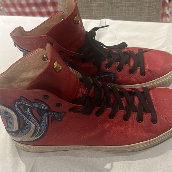 Gucci leather high trainers - Picture 7 of 7